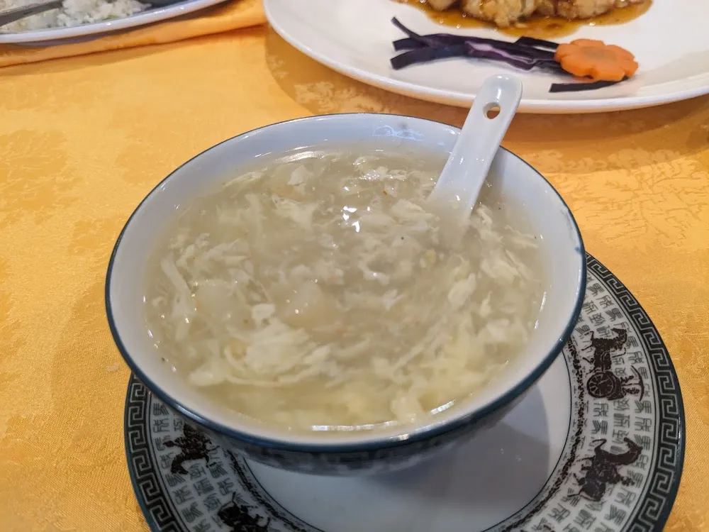 Potage Aux Asperges Et Peau de Crab